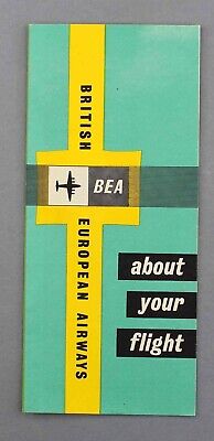 Bea British European Airways About Your Flight Airline Brochure B.e.a.viscount