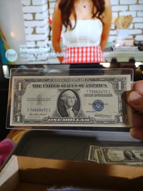 Series 1935 F One Dollar Silver Certificate Blue Seal T79960472I