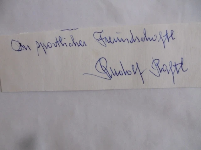 Originalautogramm Rudolf Raftl, DFB