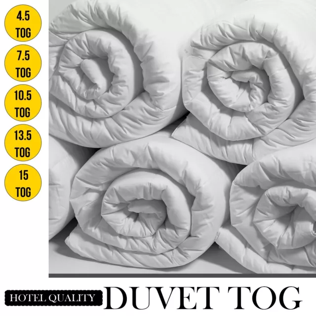 Anti-Allergy Duvet Quilt Soft Comforter Bedding Hotel Quality Duvets Double King