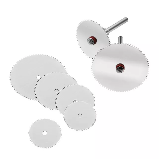 6pcs Mini Circular Saw Blade Set Stainless Steel Wood Cutting Disc Rotary Too KY