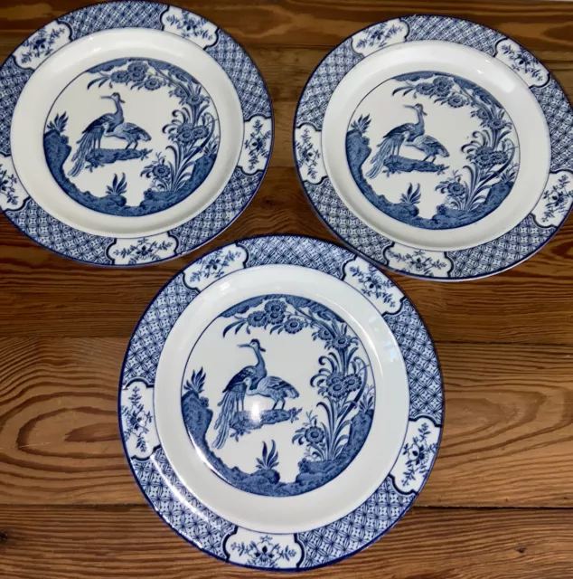 Set Of 3 YUAN Dinner 9” Plates Old Mark Wood & Sons