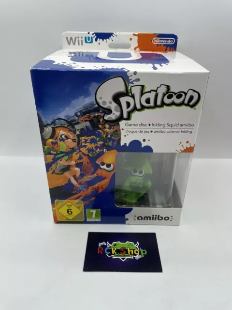 Nintendo - Wii U - Spiel - Splatoon + Inkling Squid Amiibo - Limited Edition TOP