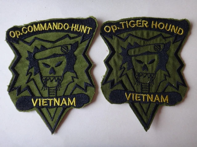 2 VIETNAM WAR US 5th SFG MACV-SOG Patches: op. COMMANDO UNIT and op ...