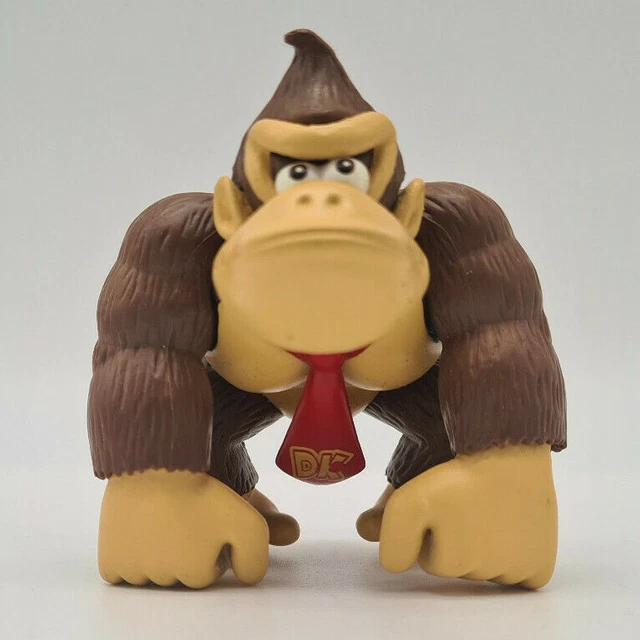 NINTENDO SUPER MARIO Bros DONKEY KONG Figure Wearing A Tie 3" Figure £