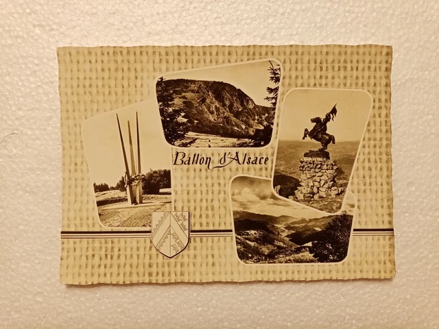Carte Postale -  Ballon d'Alsace -  Monument, Sommet, Statue, Vallée...