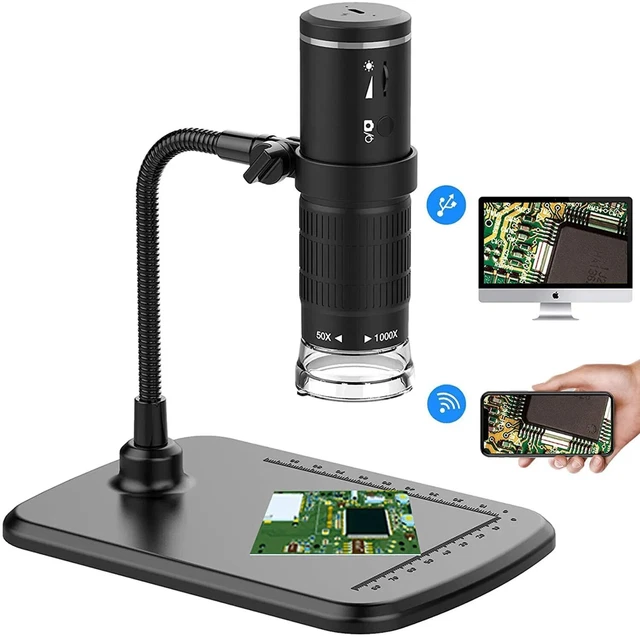 WIRELESS DIGITAL MICROSCOPE Handheld USB HD Inspection Camera For