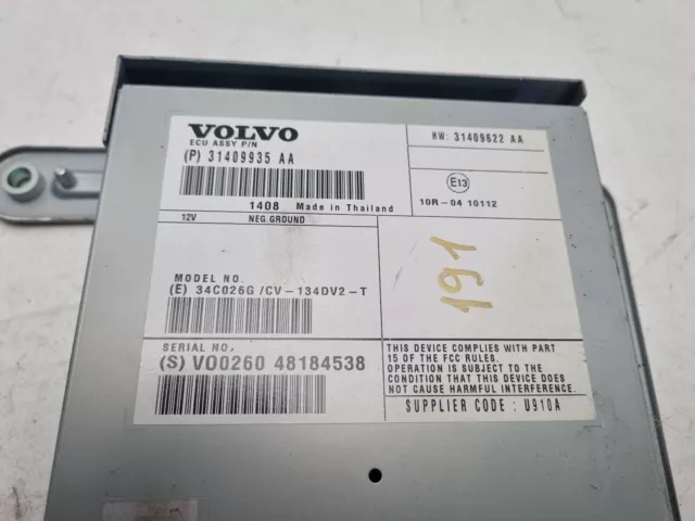 Volvo V40 Audio Soundverstärker Stereo Amp 31409935Aa 2013 - 2019 3