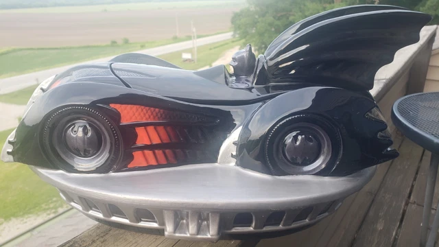 1997 Ceramic Batmobile Cookie Jar With Box. Never Used!