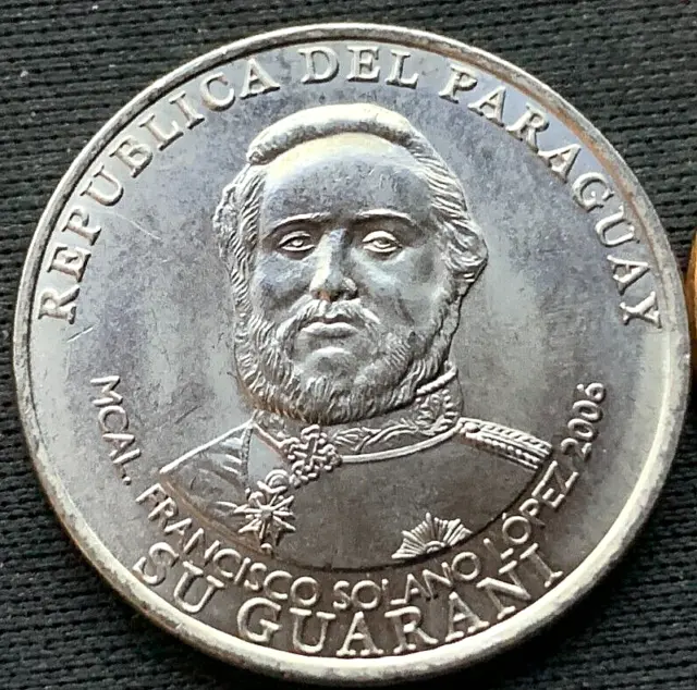 2006 Paraguay 1000 Guaranies Coin BU UNC  ( Mintage 250K ) RC MINT  #M133