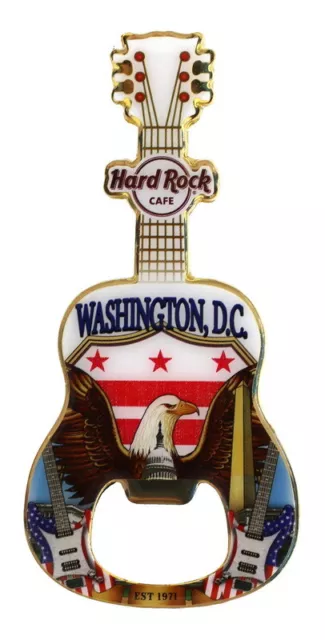 Hard Rock Cafe Washington Dc V17 City Magnet Bottle Opener
