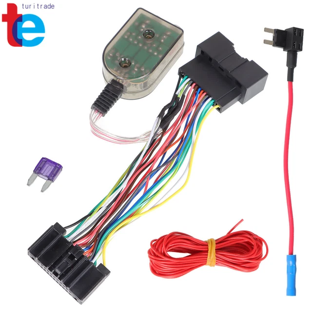 FACTORY RADIO ADD A Subwoofer Amplifier Plug&Play Wire Harness For F