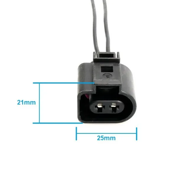 Reparatursatz Stecker Kabelbaum 2-polig Silikon Audi 1J0973722 VW 1J0 973 722 2