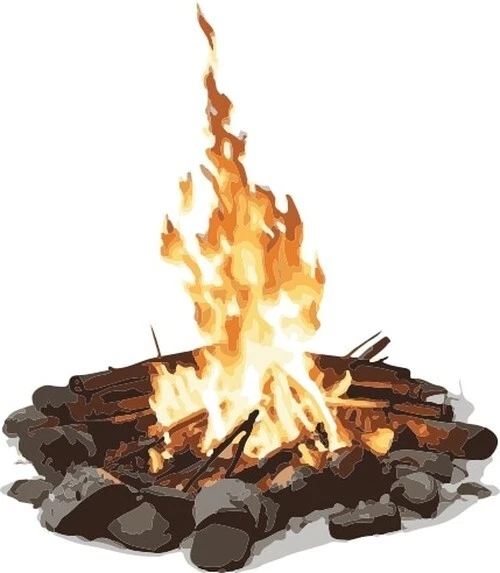 SVG Files, Design File, Campfire Vector File for Design
