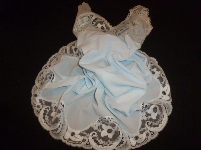 Combinaison Vintage Dentelle Noire Taille 42 - Fond De Robe Polyamide - OF420