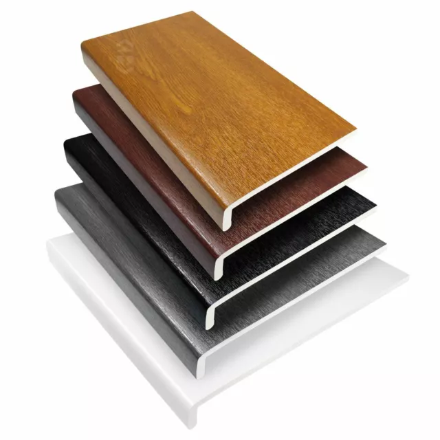 Cubierta de tablero de tapado de ventana uPVC 1 m cubierta de umbral de PVC 9 mm de plástico de espesor