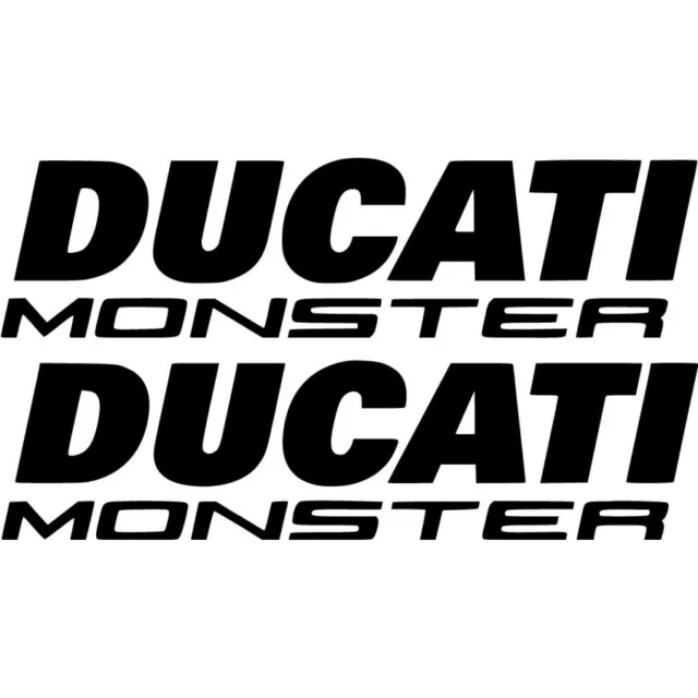 Ducati Monster 821 1200 1200S Petrol tank decal sticker set
