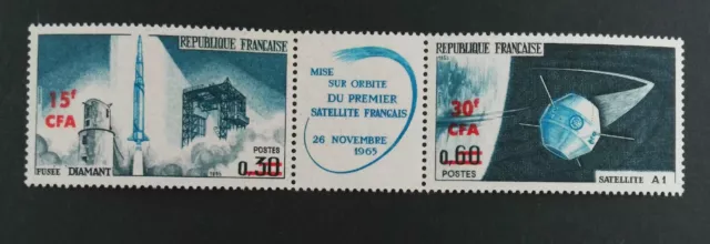 1966 La Reunion Cfa France 1er Satellite French 369a New MNH