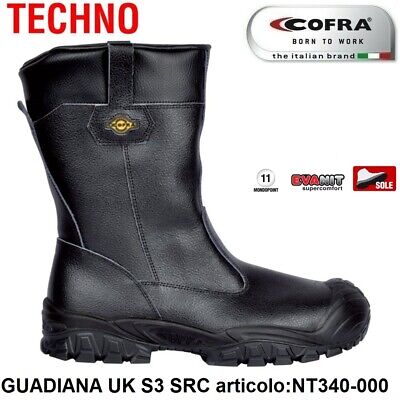 COFRA STIVALE ANTINFORTUNISTICA COFRA GROENLAND UK S3 WR CI HRO SRC pelle fiore idror. 