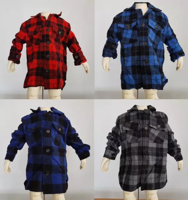 Australian Made Childrens Kids Boys Girls Woolen Bush Shirt Wool Winter Jacket