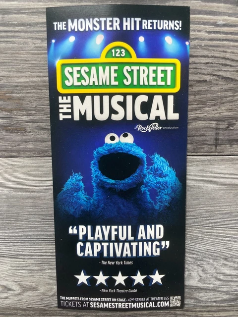 Sesame Street The Musical, Flyers, 42Nd Street At Theatre 555
