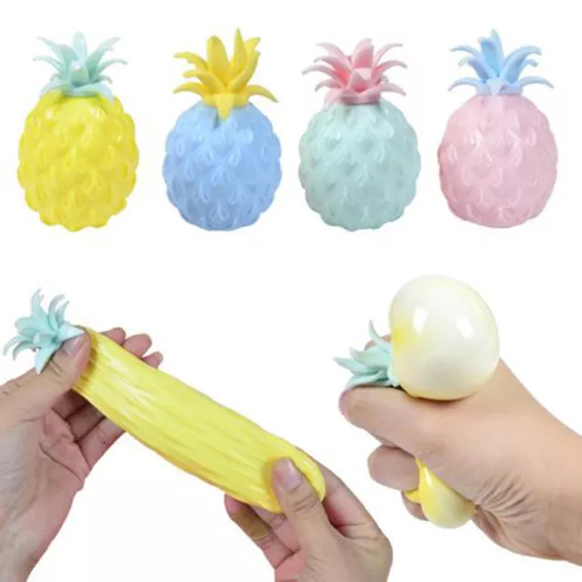 Pineapple Anti Stress Ball Funny Gadget Vent Decompression Toys Squeeze Toys NG