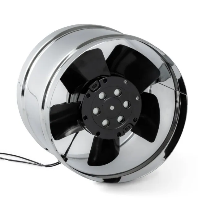 Ventilateur de poêle ventilateur de cheminée ventilateur en tube d'acier 150mm
