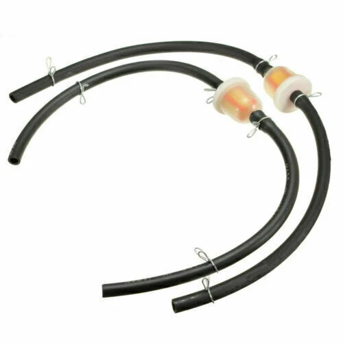 2x FILTER & HOSE PIPE LINE FUEL GAS MINI INLINE BIKE ATV DIRT MOTO 47/49CC