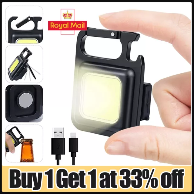 Emergency Light Keychain Work Light Multifunctional Lamp Outdoor Camp Travel