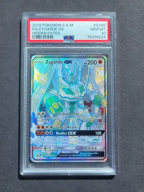 PSA 9 MINT Articuno GX SV54/SV94 SM Hidden Fates SHINY HOLO Pokemon Card