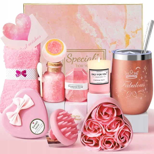 TUZELIYA Freundschafts-Kerzen Set - Handgefertigte Geschenkbox Für Beste Freundin, Mama, Schwester