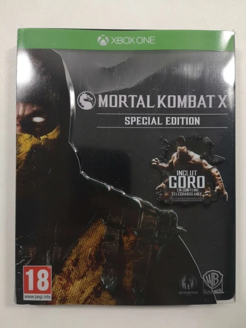 Mortal Kombat X Special Edition Steelbook – Xbox One – PAL – FR – CIB