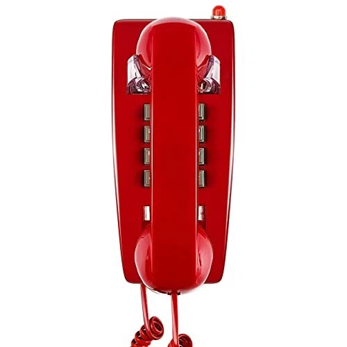 RETRO WALL PHONES for Landline with Mechanical Ringing Classic Corded