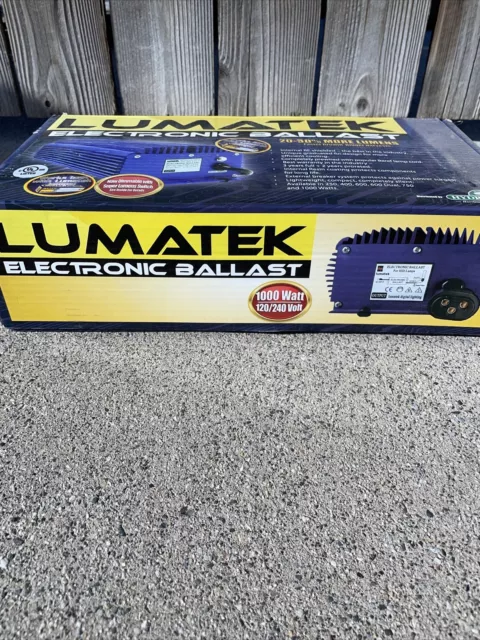 Lumatek 1000 Watt 120/240 Volt Dimmable Electronic Ballast NEW LK1000 2