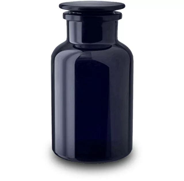 Apothecary Jar / Dark Violet / Miron Glass / Preservation /  1 L