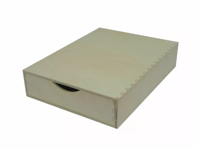 XXLarge Wooden Decorative Box With Lid Storage Chest Keepsake Craft  Decoupage
