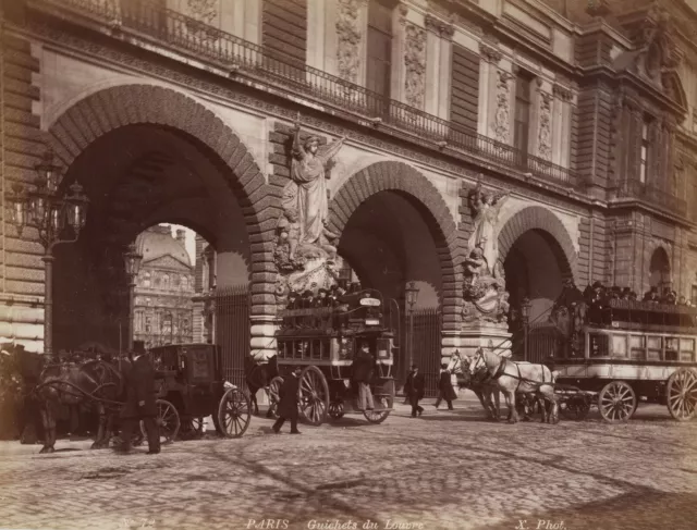 Paris, Guichets des Louvre, um 1880, Albuminpapierabzug Unbekannt (20.Jhd)