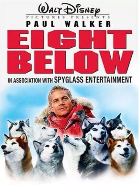 Eight Below with Paul Walker (WS DVD)- You Can CHOOSE WITH OR WITHOUT A CASE