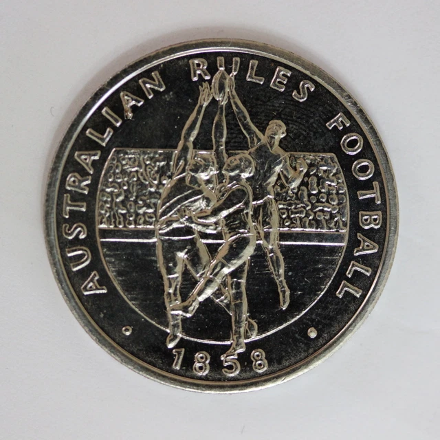 Australian Rules Football 1858 Australia 200 Years Medal UNC (3462275/Q4)