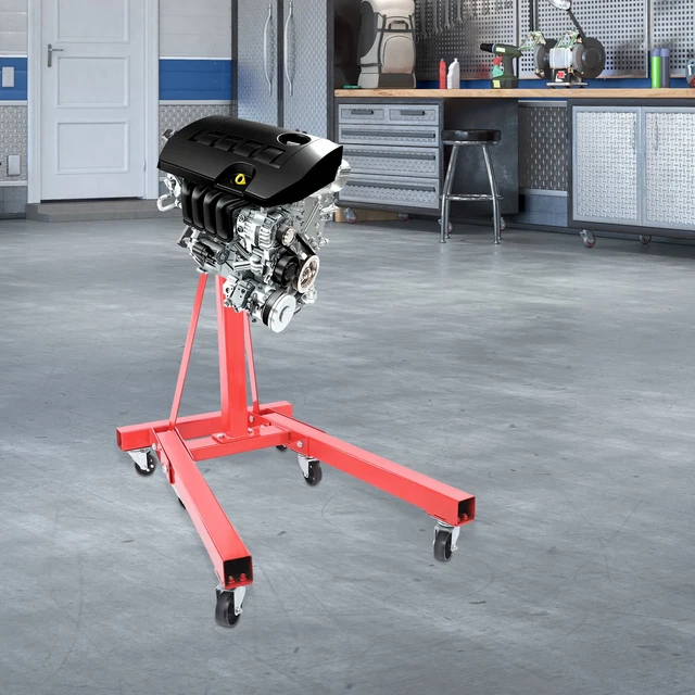 Balancier Motorisé Pour Levage De Moteur - 2 Tonnes De Capacité - En Acier Rouge - Neuf - Pour Grue D'atelier