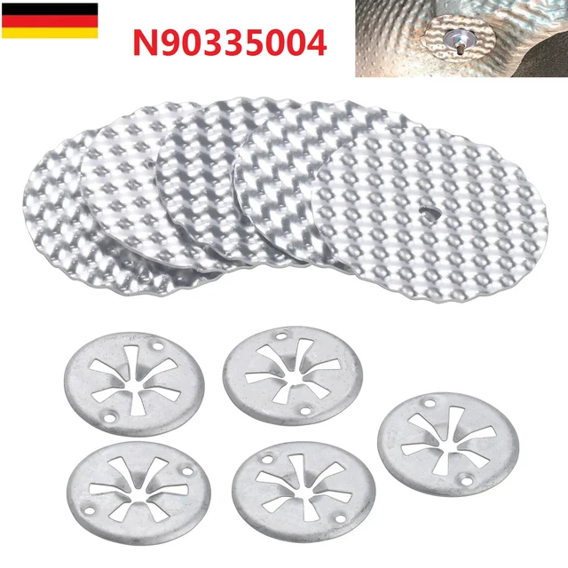 10x Reparatursatz Hitzeschutzblech Hitzeschild N90335004
