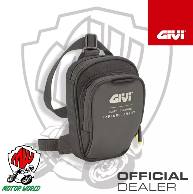 GIVI EA139B Borsello Regulable De Pierna Impermeable Negro