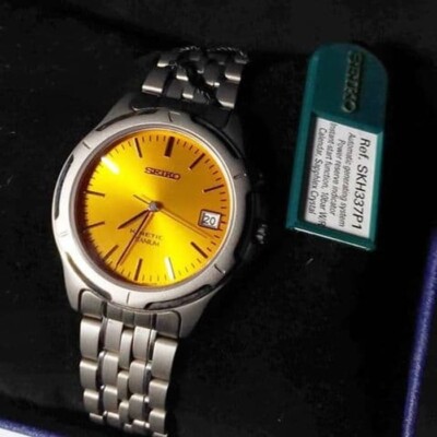 yellow dial seiko