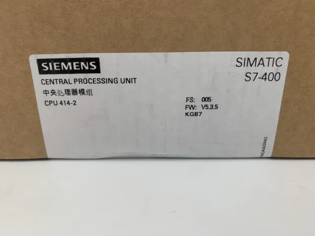 Siemens SIMATIC S7 400 6ES7414-2XK05-0AB0 CPU 414-2 SPS PLC 6ES7 414-2XK05-0AB0 2