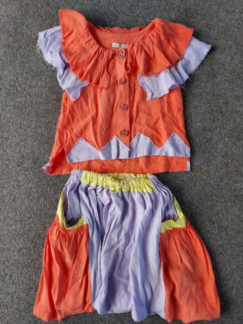 Raspberry Plum Girls Short Sleeve, Multicoloured, Outfit,  5-6 Years 116Cm