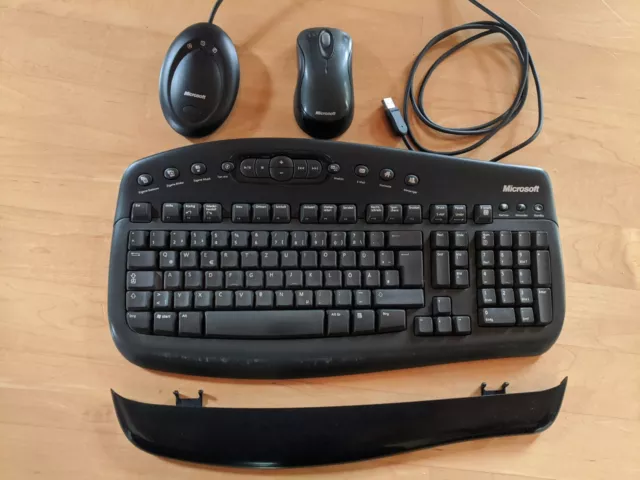 Microsoft Wireless Optical Desktop – Set aus Tastatur und Maus  kabellos Deutsch