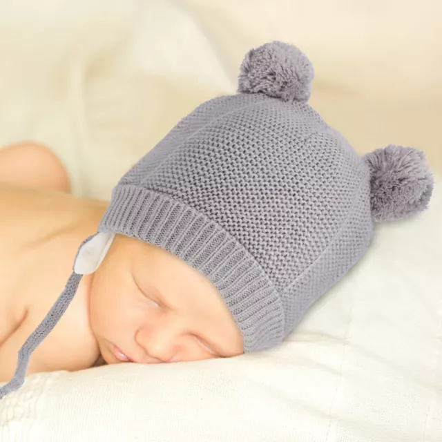 Guanti di lana cappello invernale ragazzo abiti bambini per neonato bambino intrecciato 3