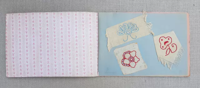 Album di piccoli ricami antichi vintage