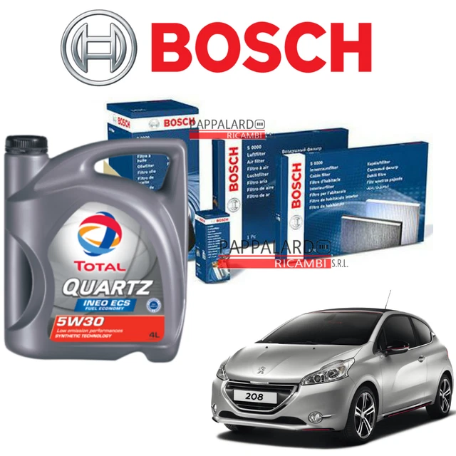 KIT TAGLIANDO PEUGEOT 208 Dal 2012 1.4 HDI 50KW 68CV 4L OLIO 5W30 + KI - Foto 6