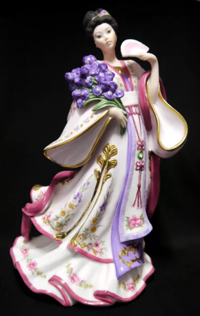 Danbury Mint The Iris Princess Porcelain Figurine by Lena Liu - VGC